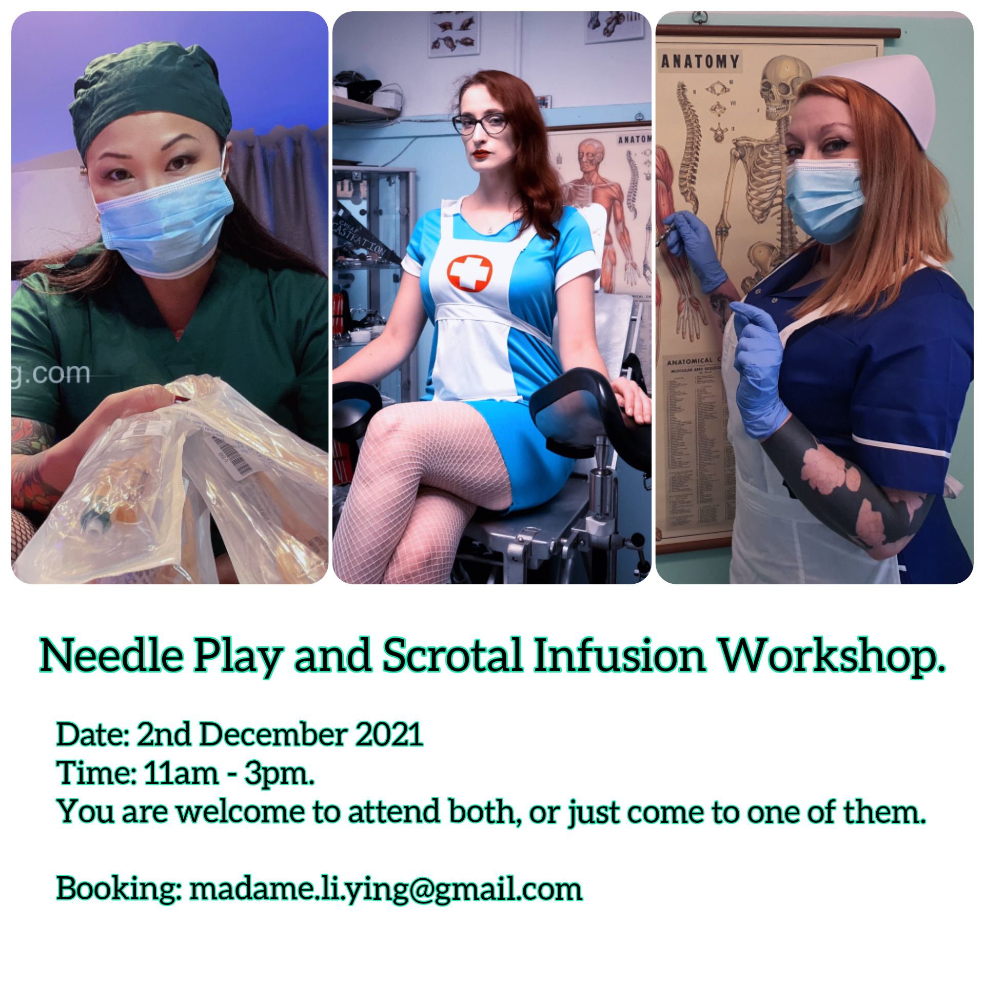 Needle Play and Scrotal Infusion Workshop.